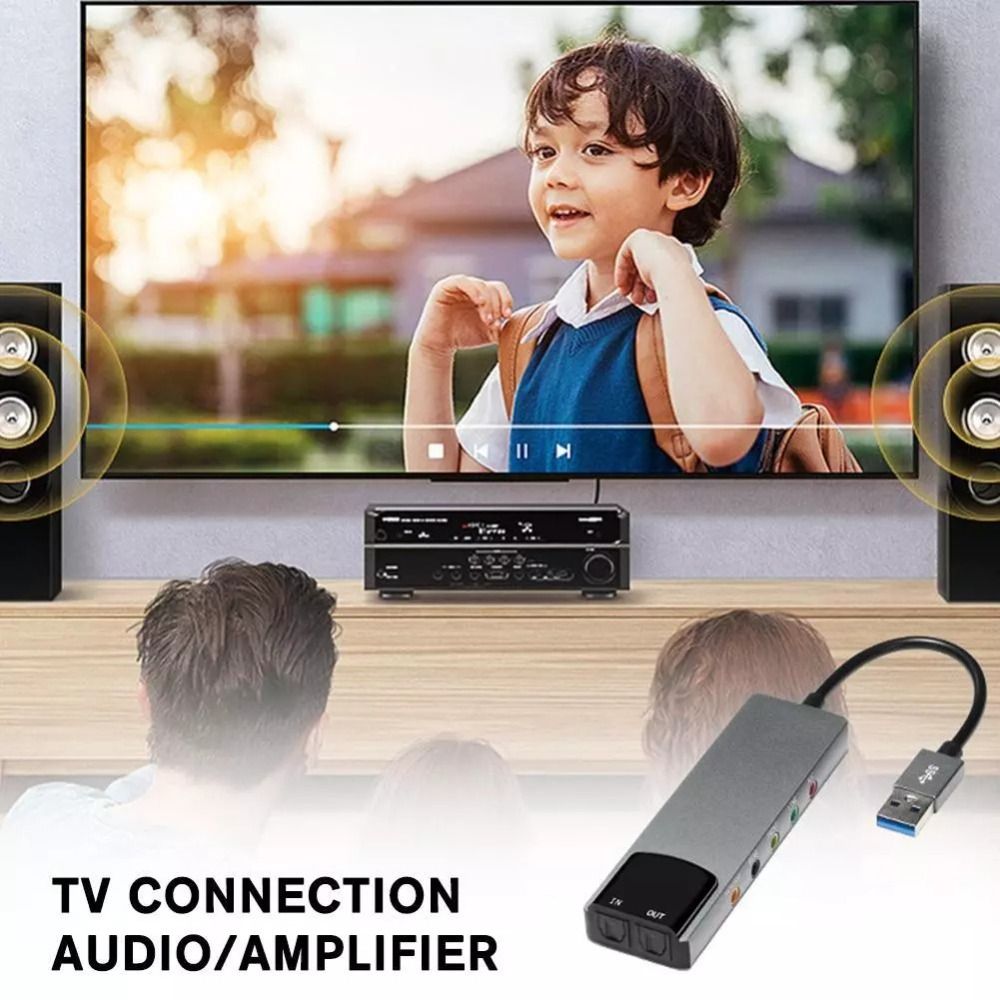 Usb Sound Card External - New USB Sound Card 7.1 5.1