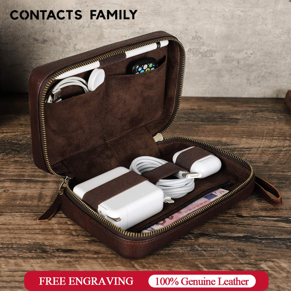 Electronics And Gadgets With A - Genuine Leather Portable USB Data Cable