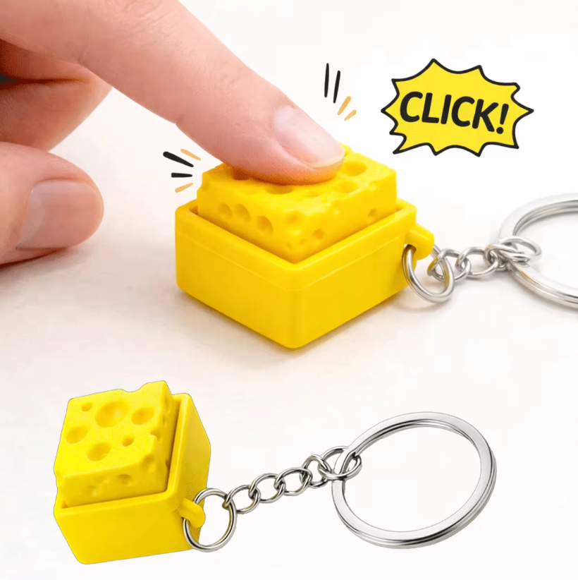 Electronics Latest Gadgets - 3D Printed Mini Cheese Keyboard Clicker