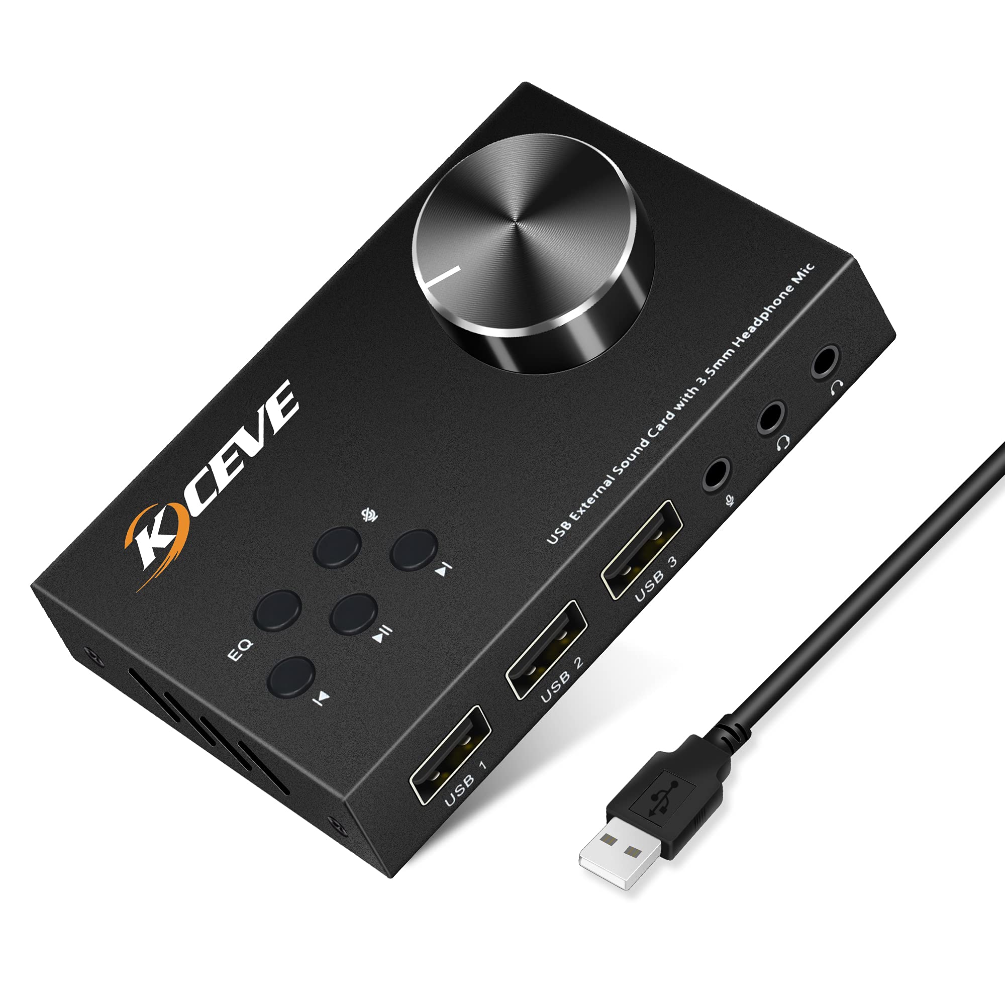 Usb Sound Card External - External Sound Card with Volume Control,