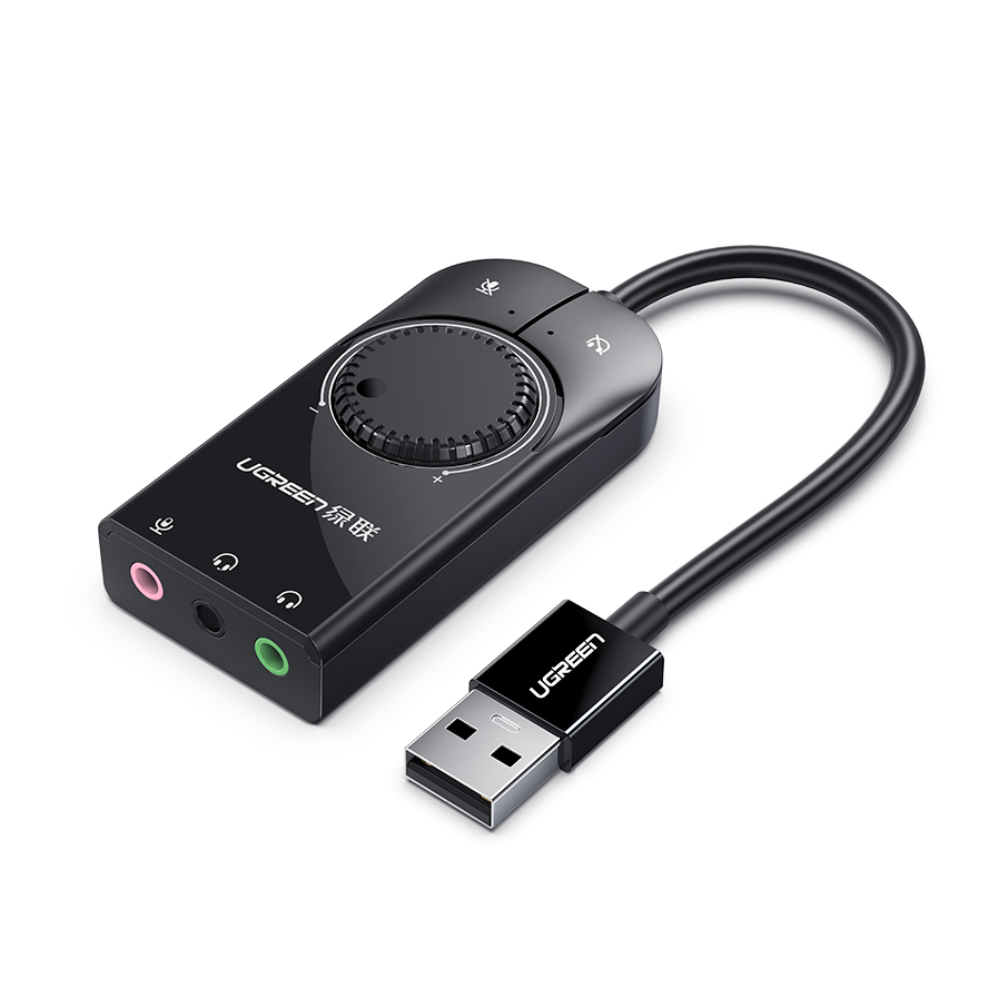 Usb Sound Card External - UGREEN USB Sound Card External Sound