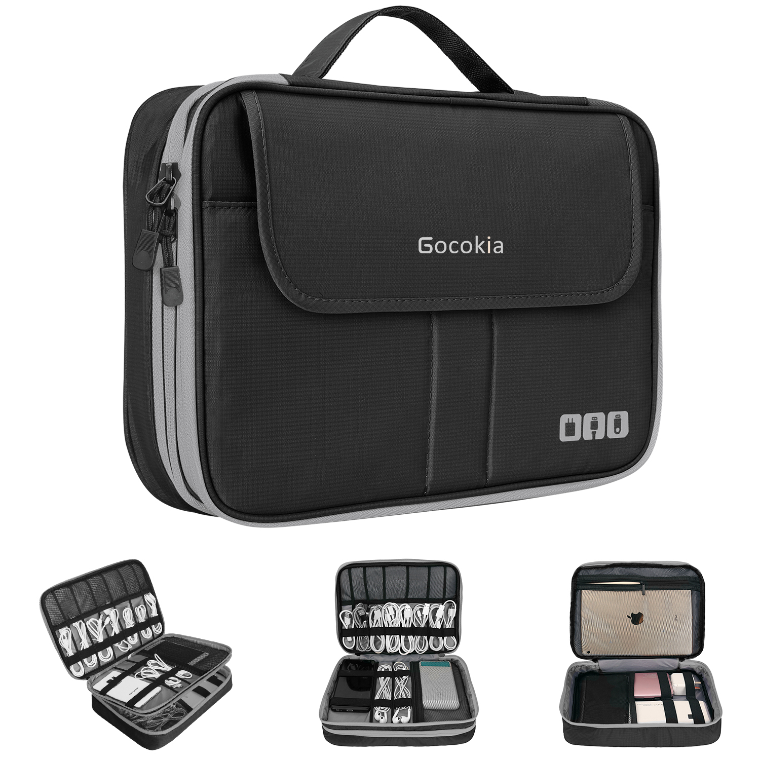 Electronics And Gadgets With A - Double Layers Large Capacity Travel Electronic