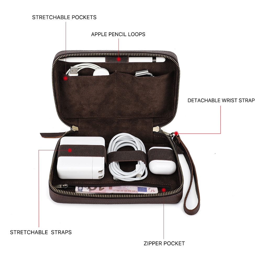 Genuine Leather Portable USB D - Electronics And Gadgets With A review and price