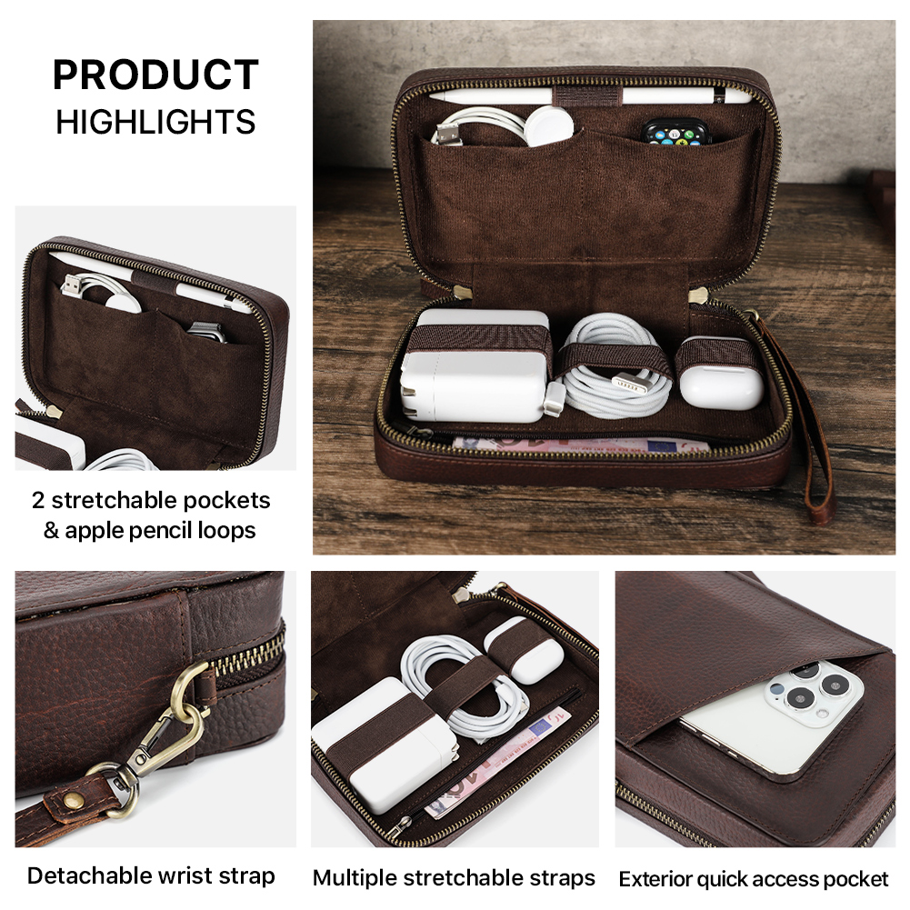 Genuine Leather Portable USB D - Electronics And Gadgets With A review and price