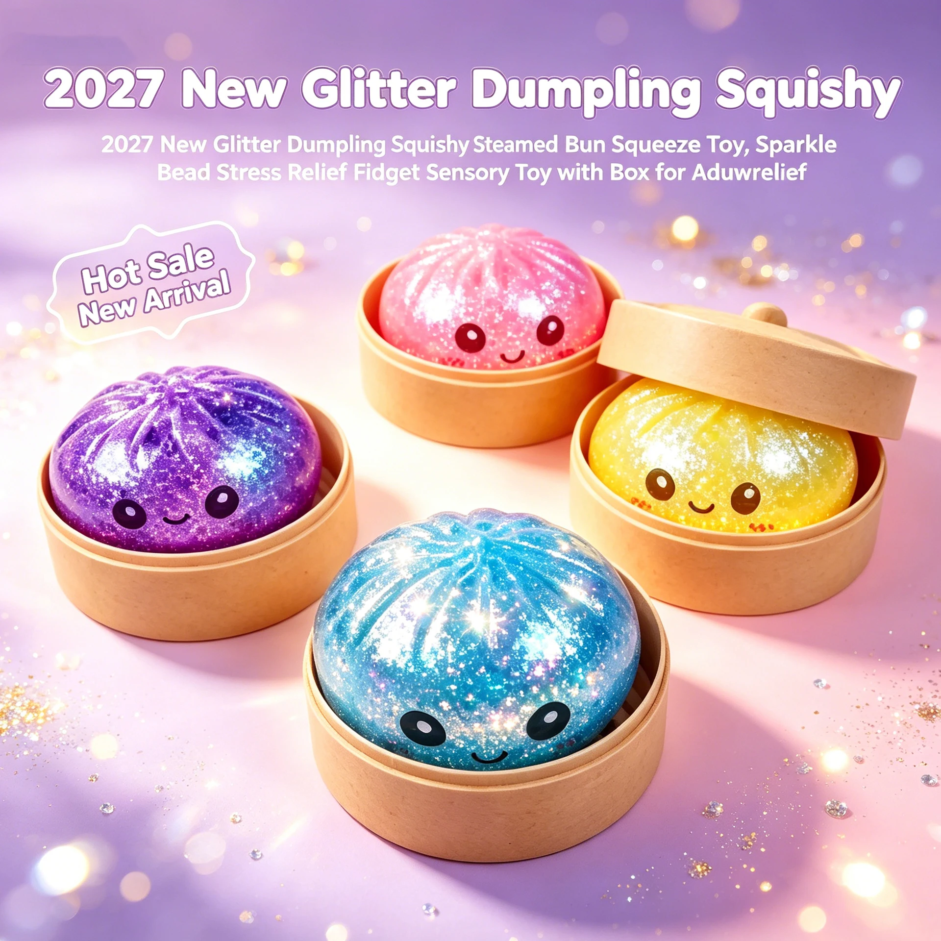 New Glitter Dumpling Squishy S - Electronics Latest Gadgets review and price