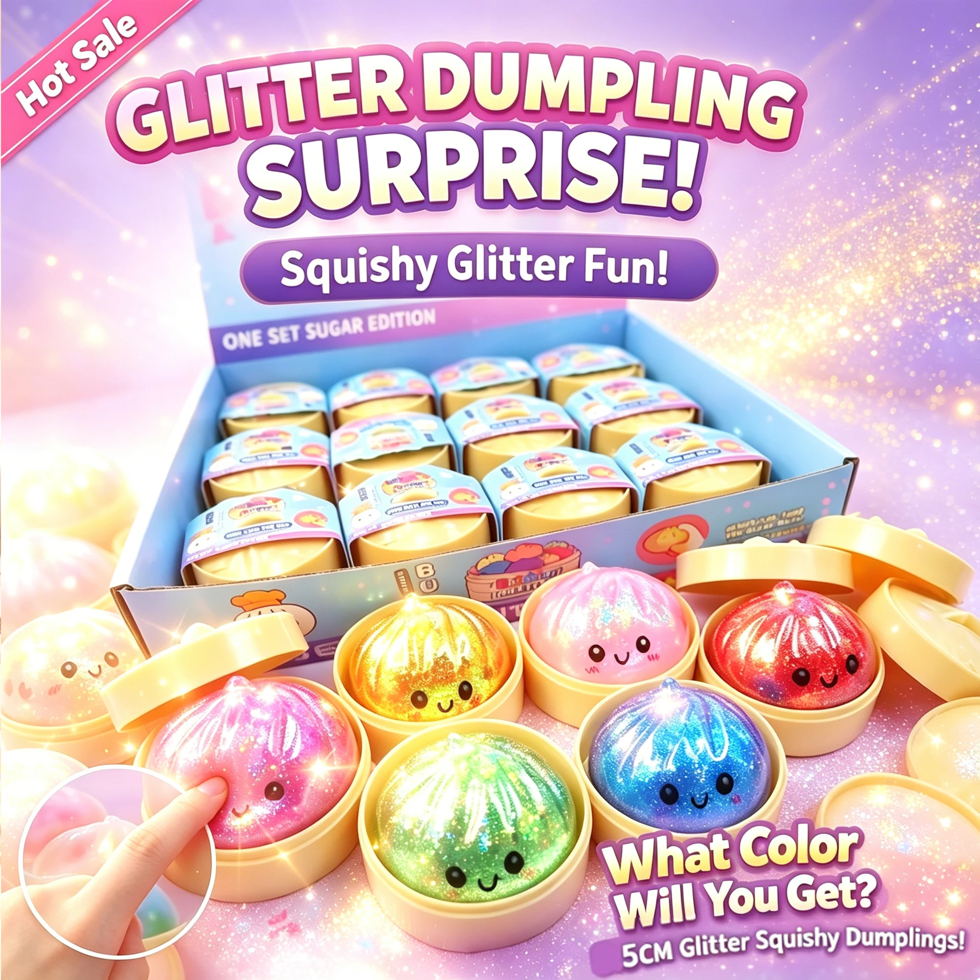 New Glitter Dumpling Squishy S - Electronics Latest Gadgets review and price