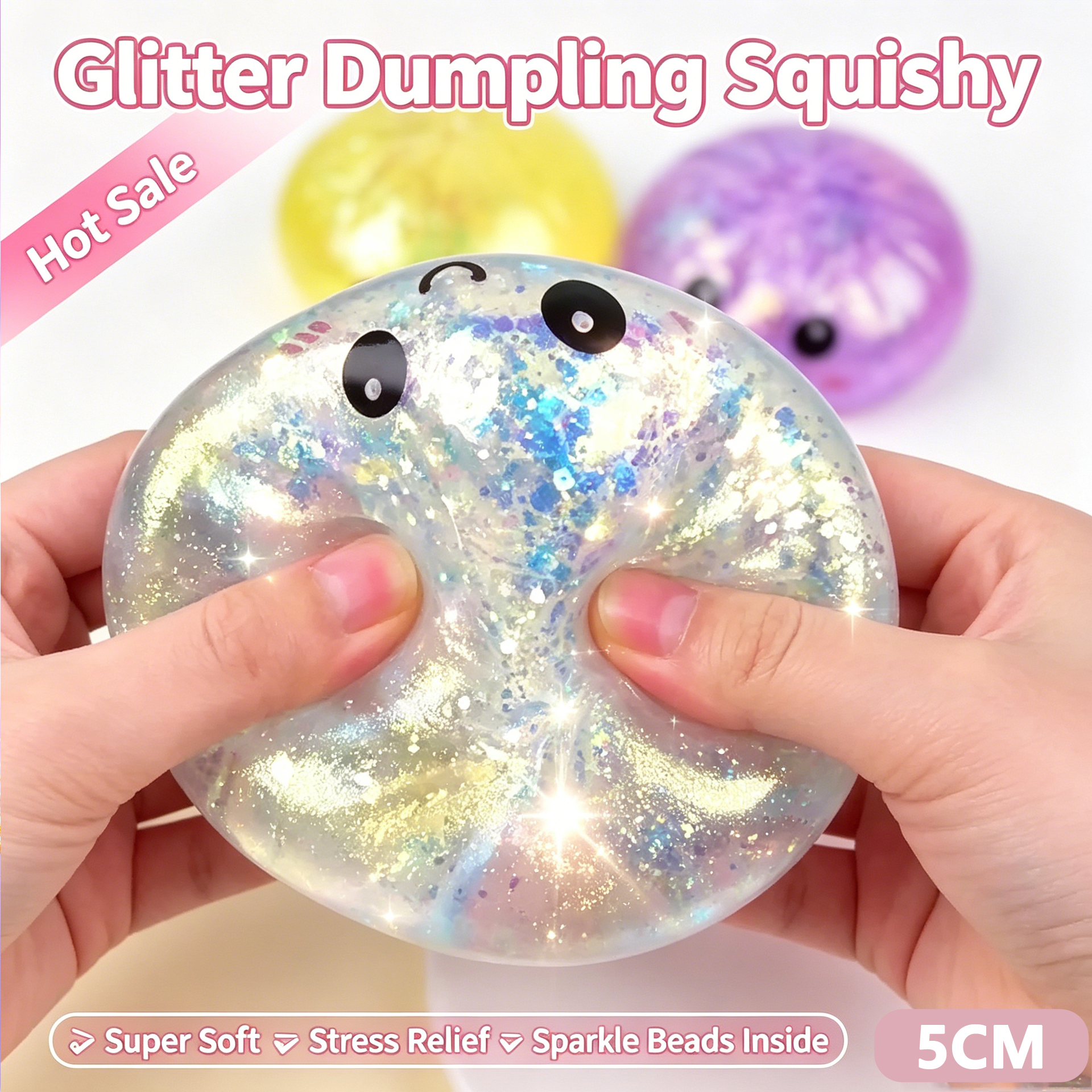 New Glitter Dumpling Squishy S - Electronics Latest Gadgets review and price