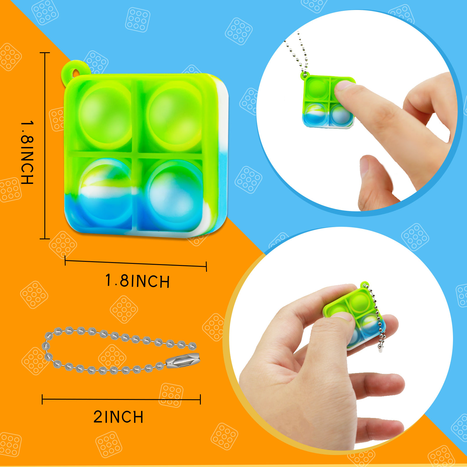 Mini Pop Fidget Keychain Toys  - Electronics Latest Gadgets review and price