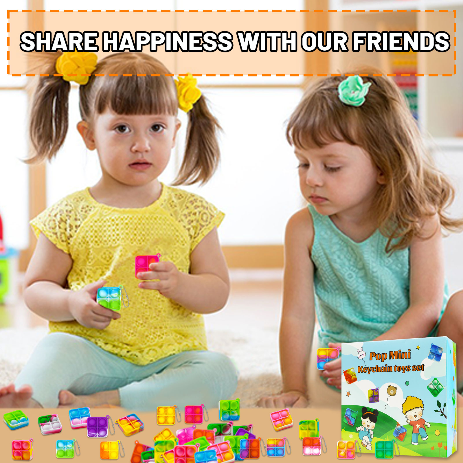 Mini Pop Fidget Keychain Toys  - Electronics Latest Gadgets review and price