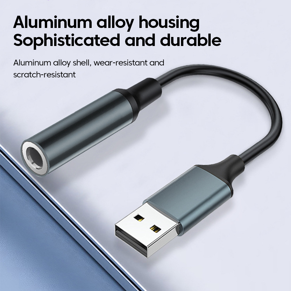 USB to 3.5MM Audio AUX Cable A - Usb Sound Card External review and price
