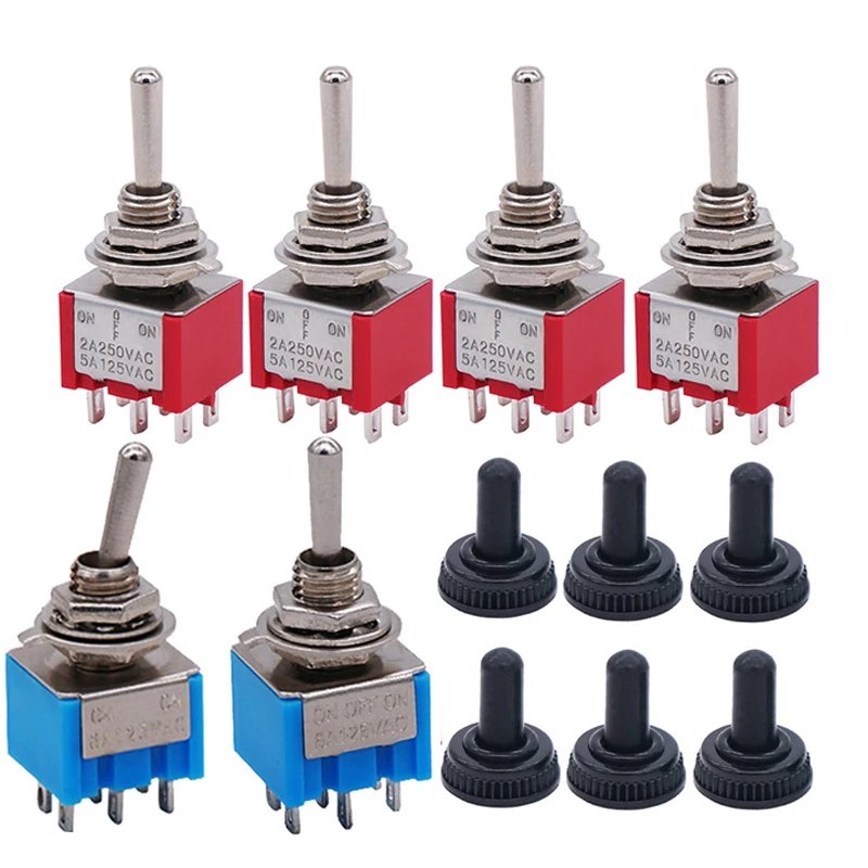 2Pcs ON OFF ON Switches Miniat - Electronics And Gadgets With A review and price