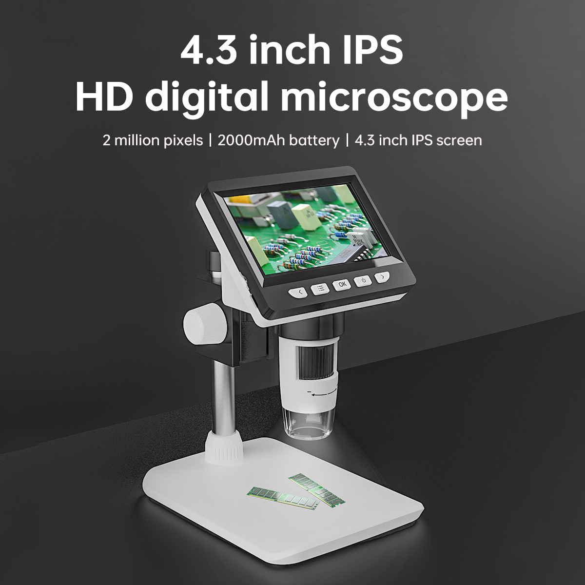 4.3-Inch Portable Electronic D - Usb Microscope Digital review and price