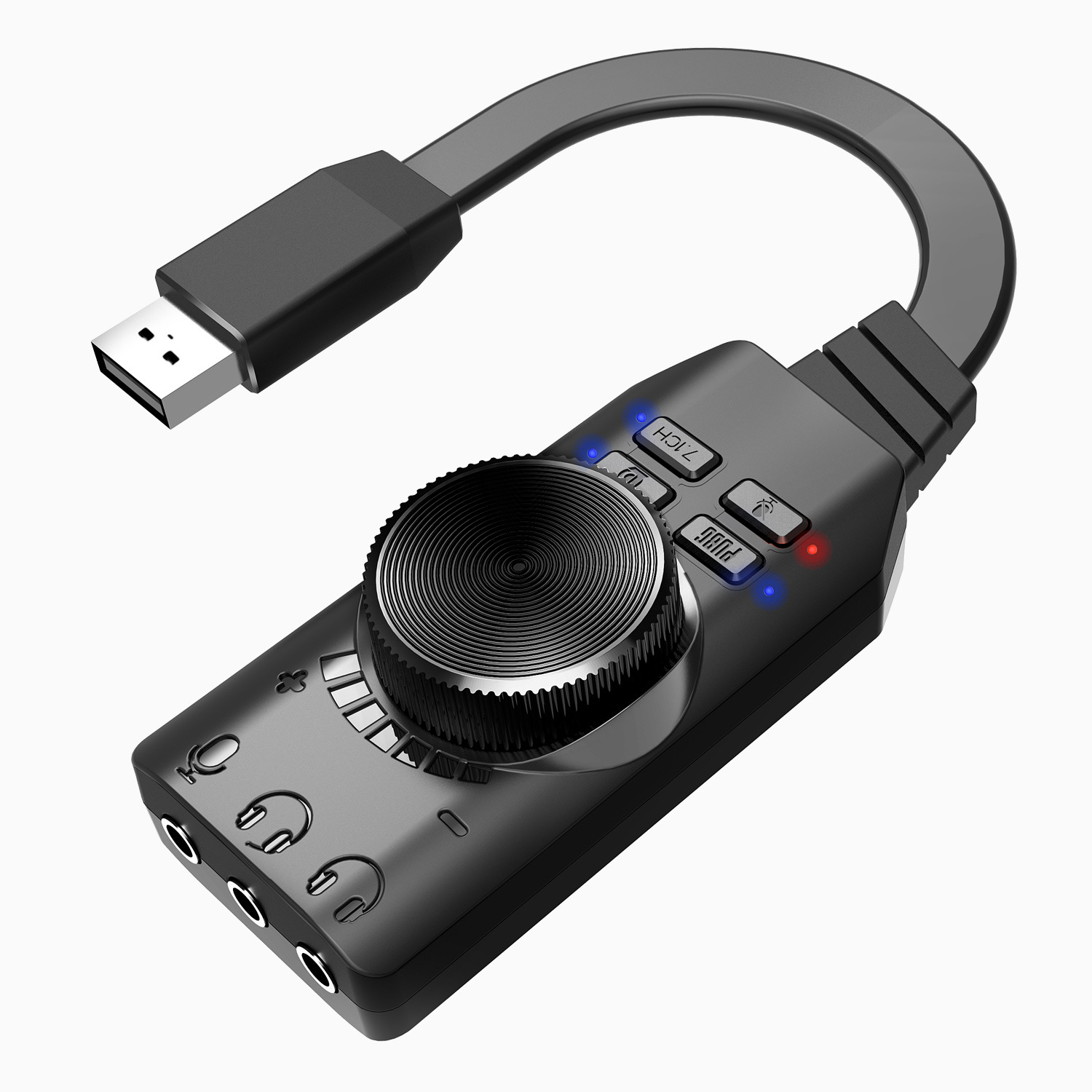 GS3 7.1 Channel Sound Card Con - Usb Sound Card External review and price