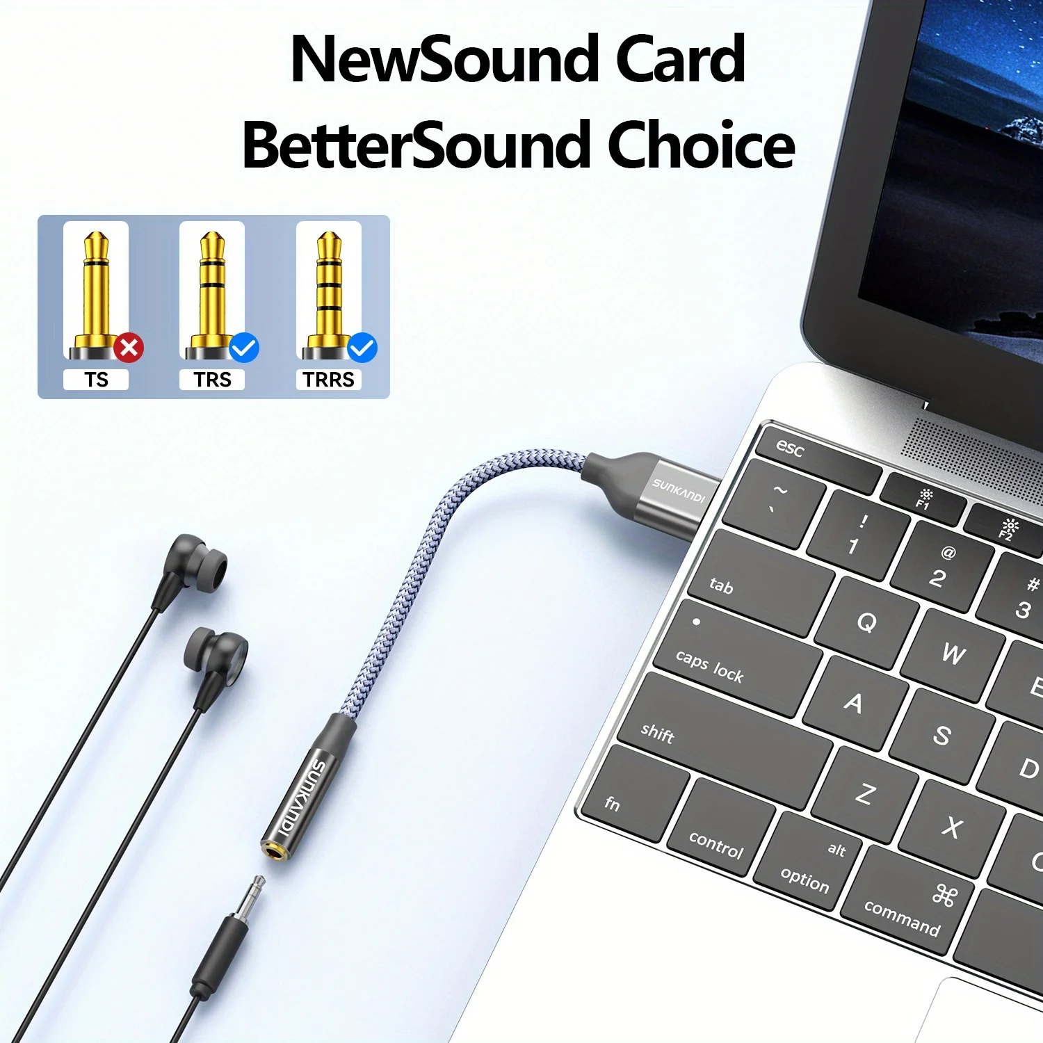 SUNKANDI USB to 3.5mm Audio Ja - Usb Sound Card External review and price
