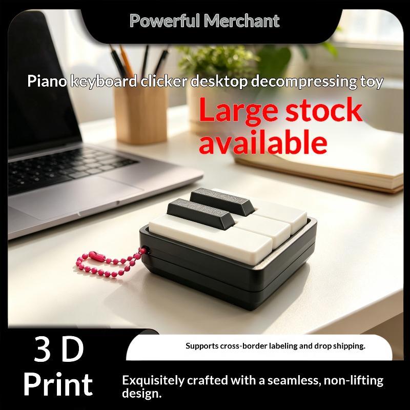 Mini Piano Keyboard Fidget Cli - Electronics Latest Gadgets review and price